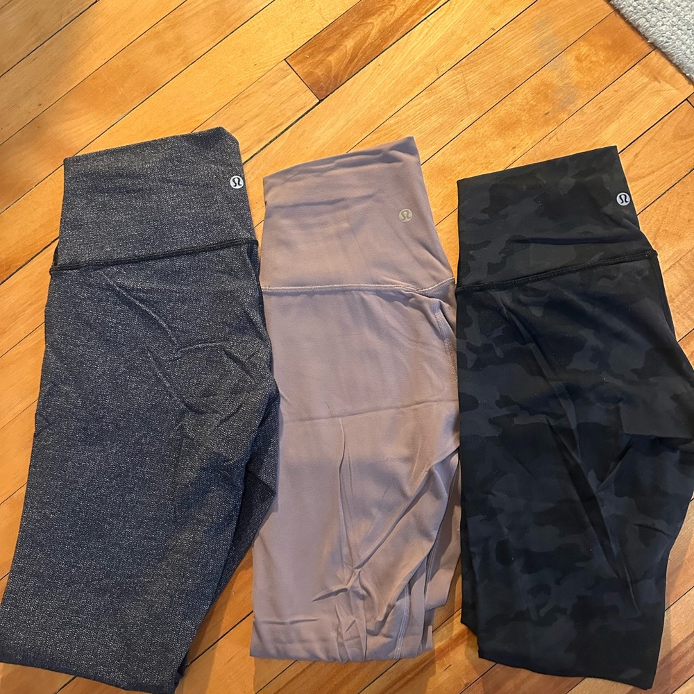 Lululemon leggings set of 3